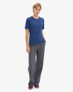 Women Light Organic Tee - Marine Blue