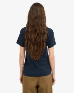 Women Light Organic Tee - Navy Blue