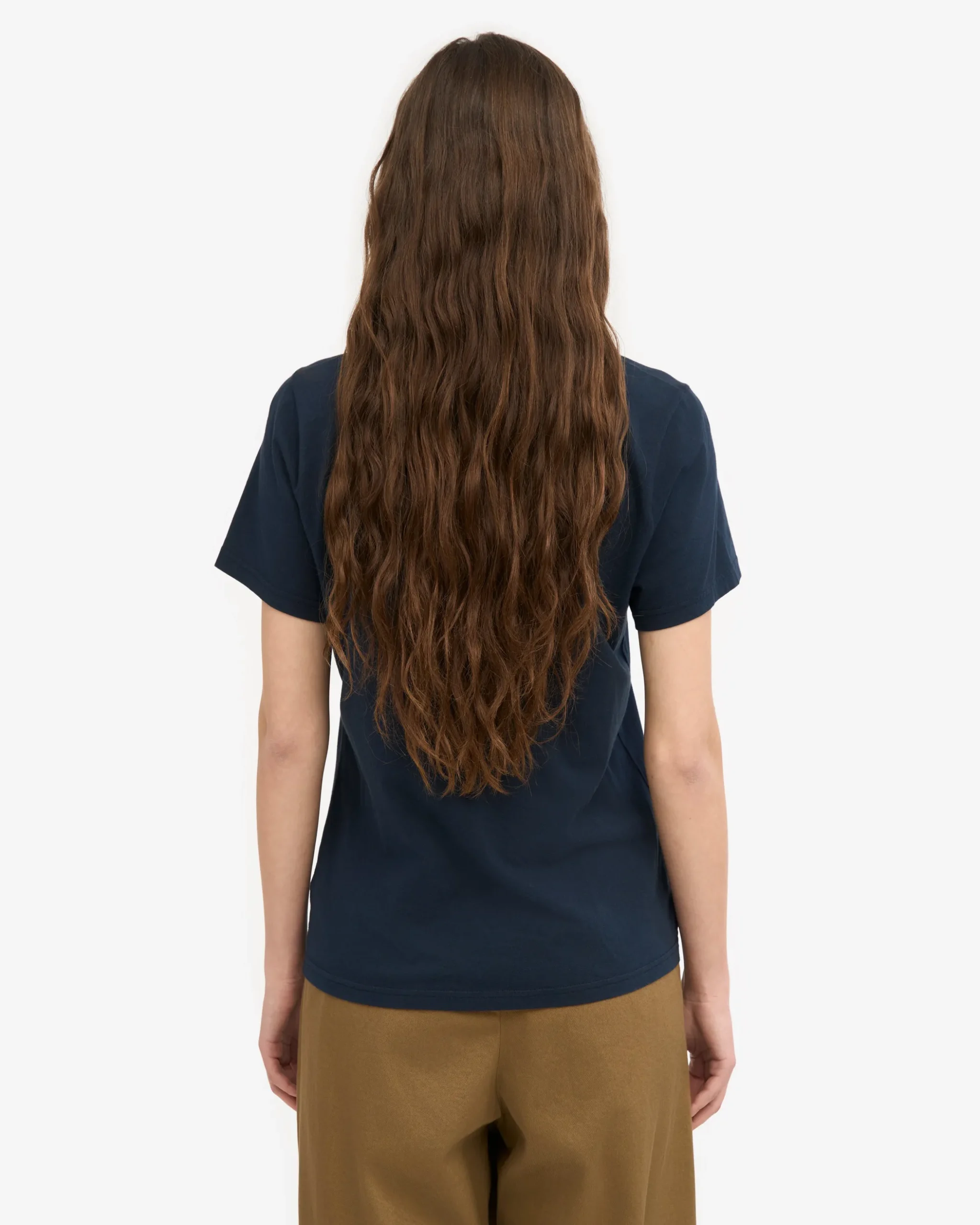 Women Light Organic Tee - Navy Blue