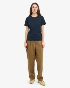 Women Light Organic Tee - Navy Blue