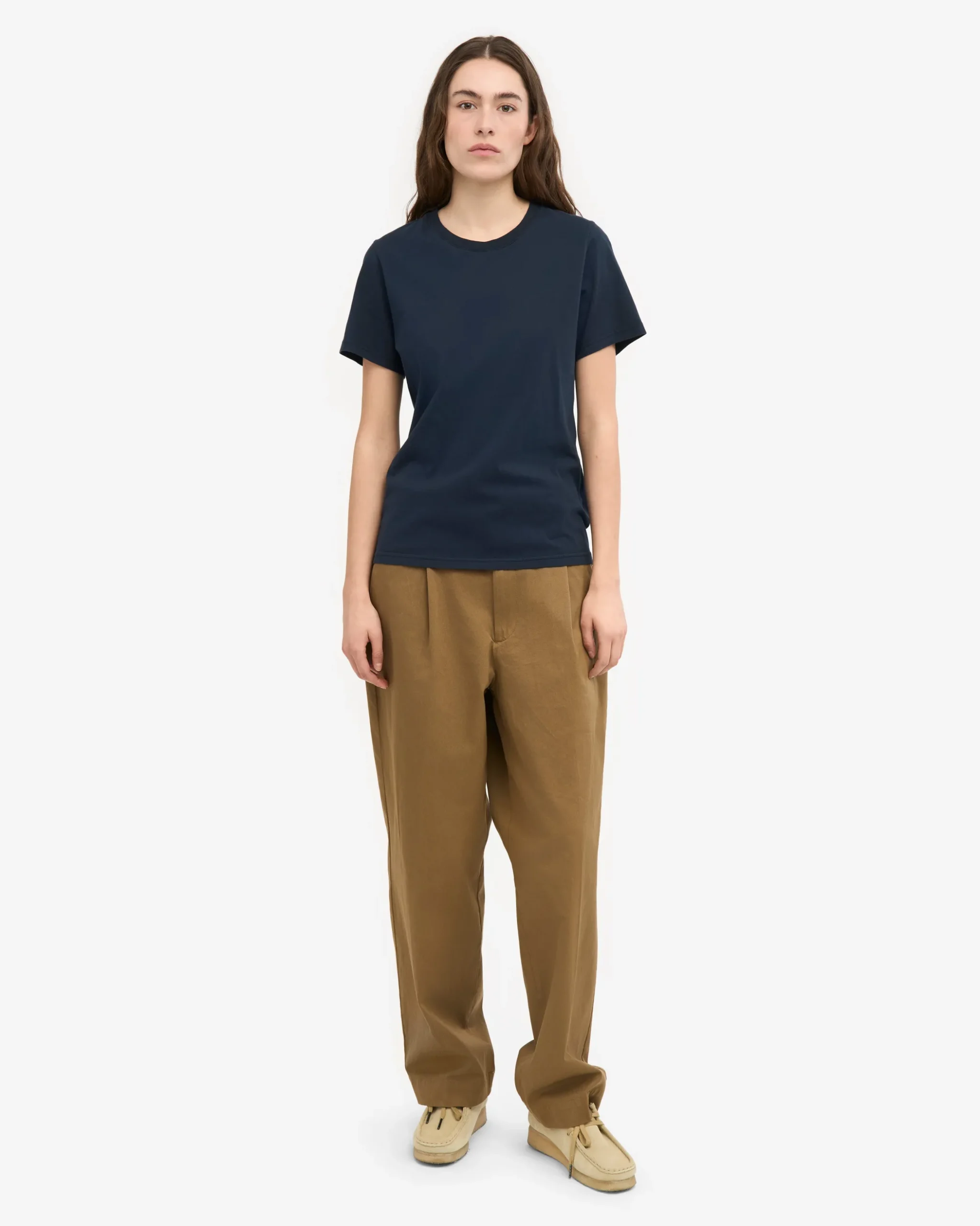 Women Light Organic Tee - Navy Blue