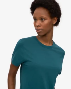 Women Light Organic Tee - Ocean Green