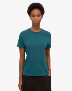 Women Light Organic Tee - Ocean Green