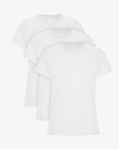 Women Light Organic Tee - Optical White (3-Pack)