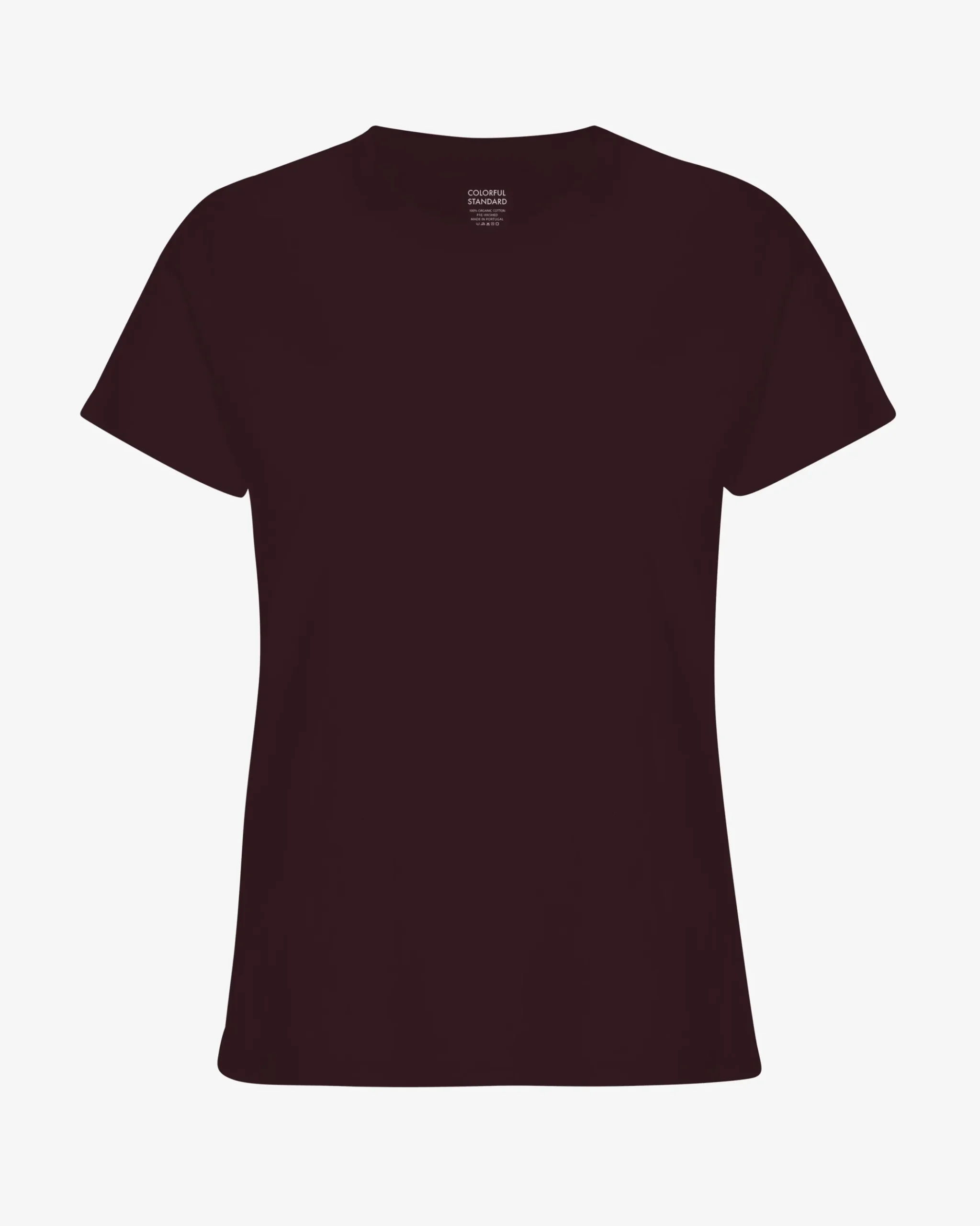Women Light Organic Tee - Oxblood Red