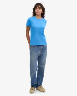 Women Light Organic Tee - Pacific Blue