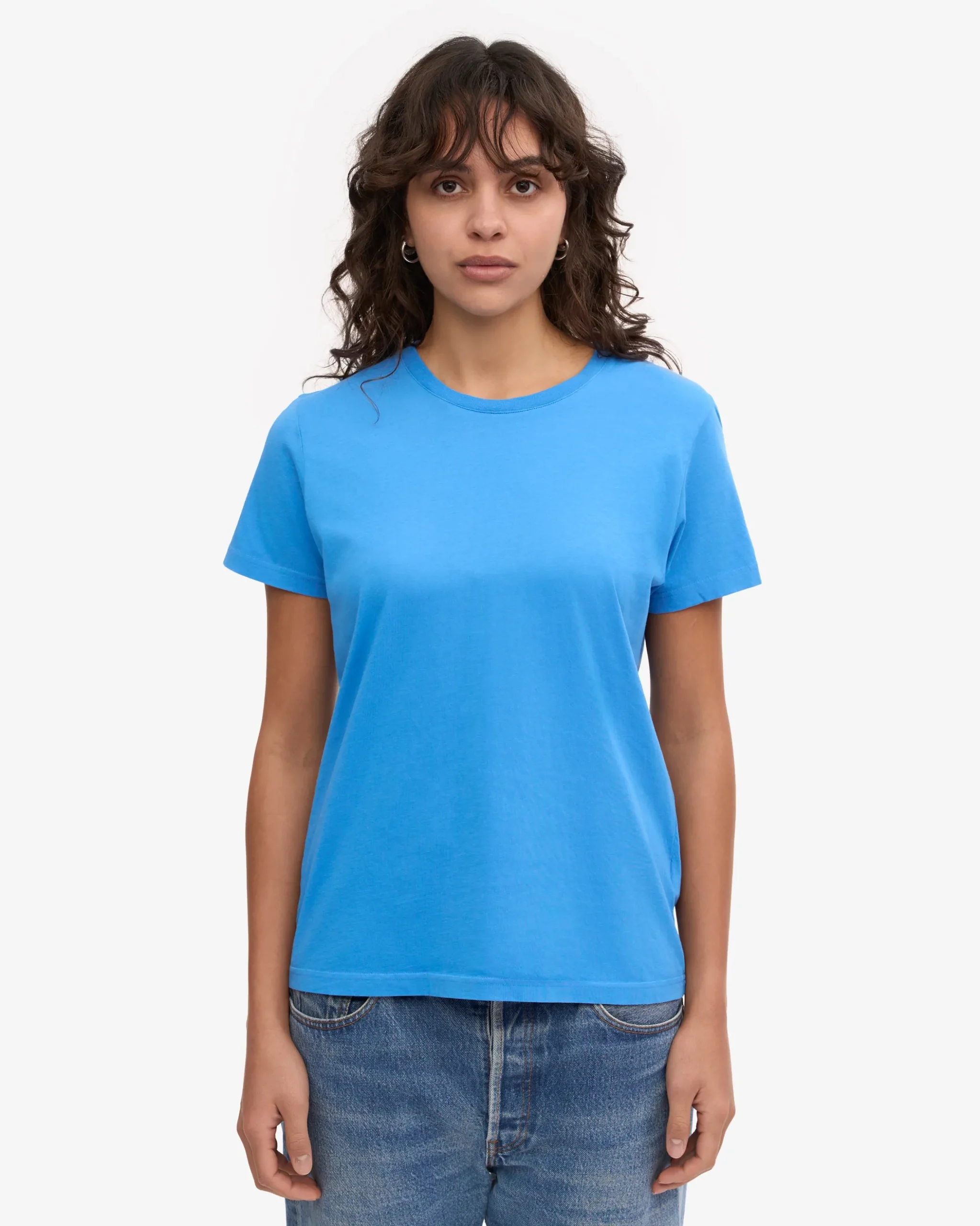 Women Light Organic Tee - Pacific Blue