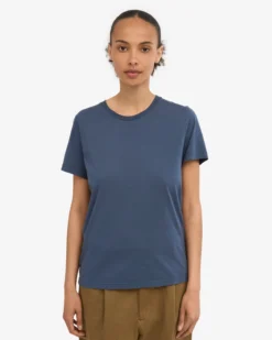 Women Light Organic Tee - Petrol Blue