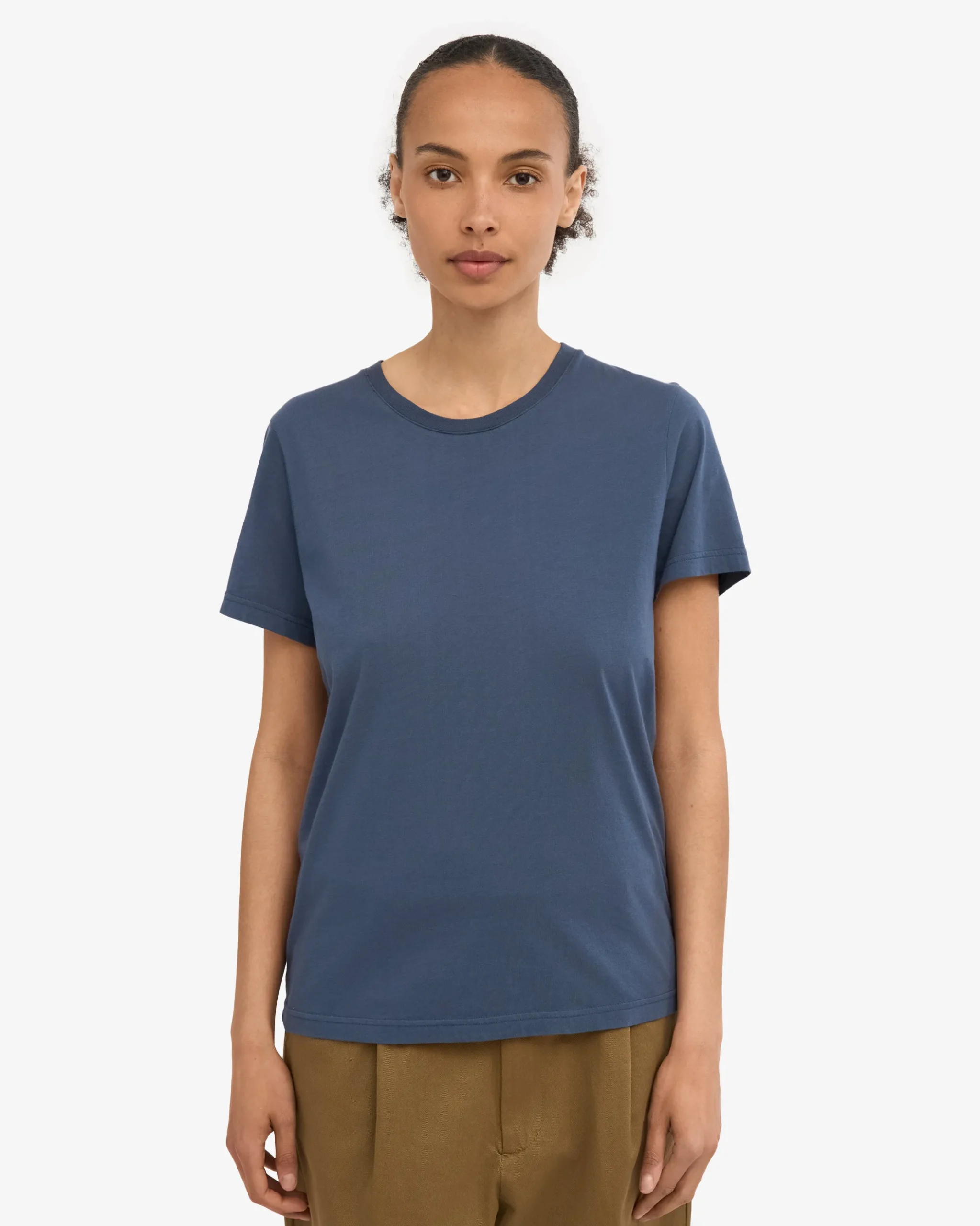 Women Light Organic Tee - Petrol Blue