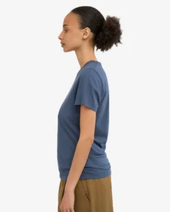 Women Light Organic Tee - Petrol Blue