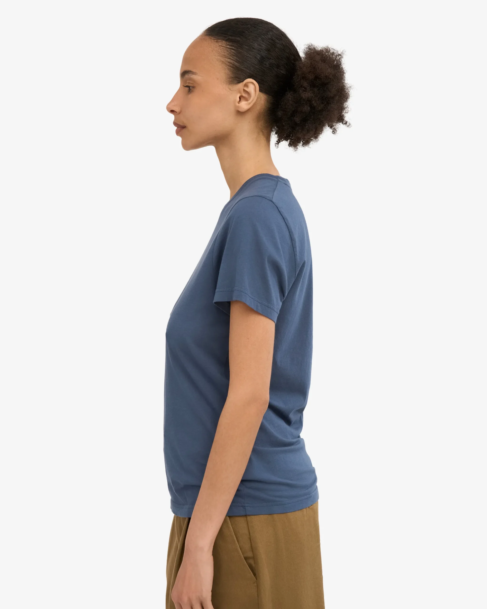 Women Light Organic Tee - Petrol Blue