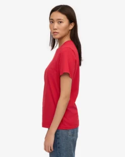 Women Light Organic Tee - Scarlet Red