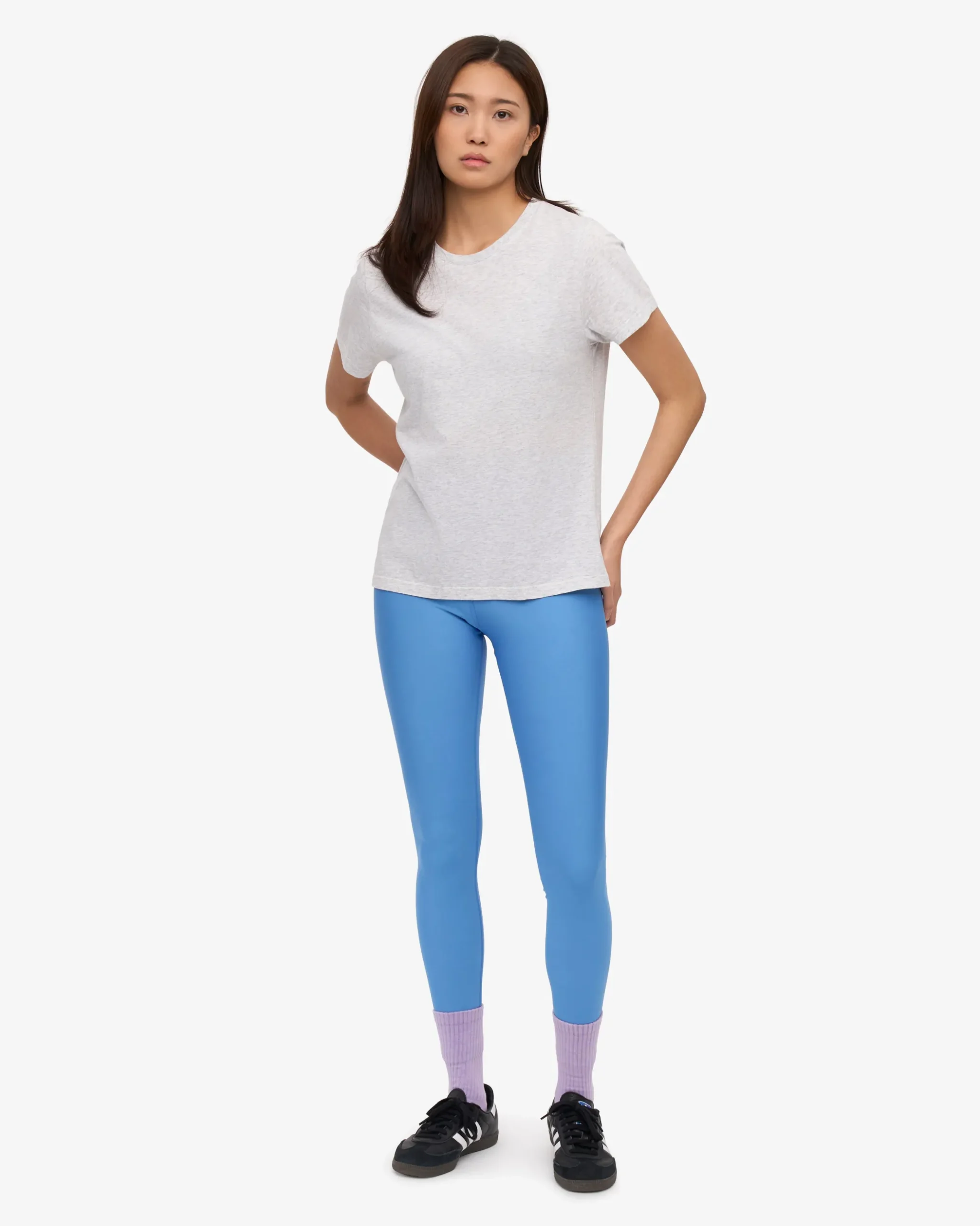 Women Light Organic Tee - Snow Melange