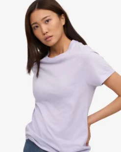 Women Light Organic Tee - Soft Lavender