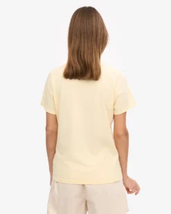 Women Light Organic Tee - Soft Yellow