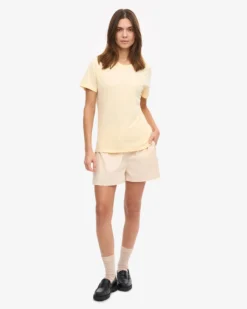 Women Light Organic Tee - Soft Yellow