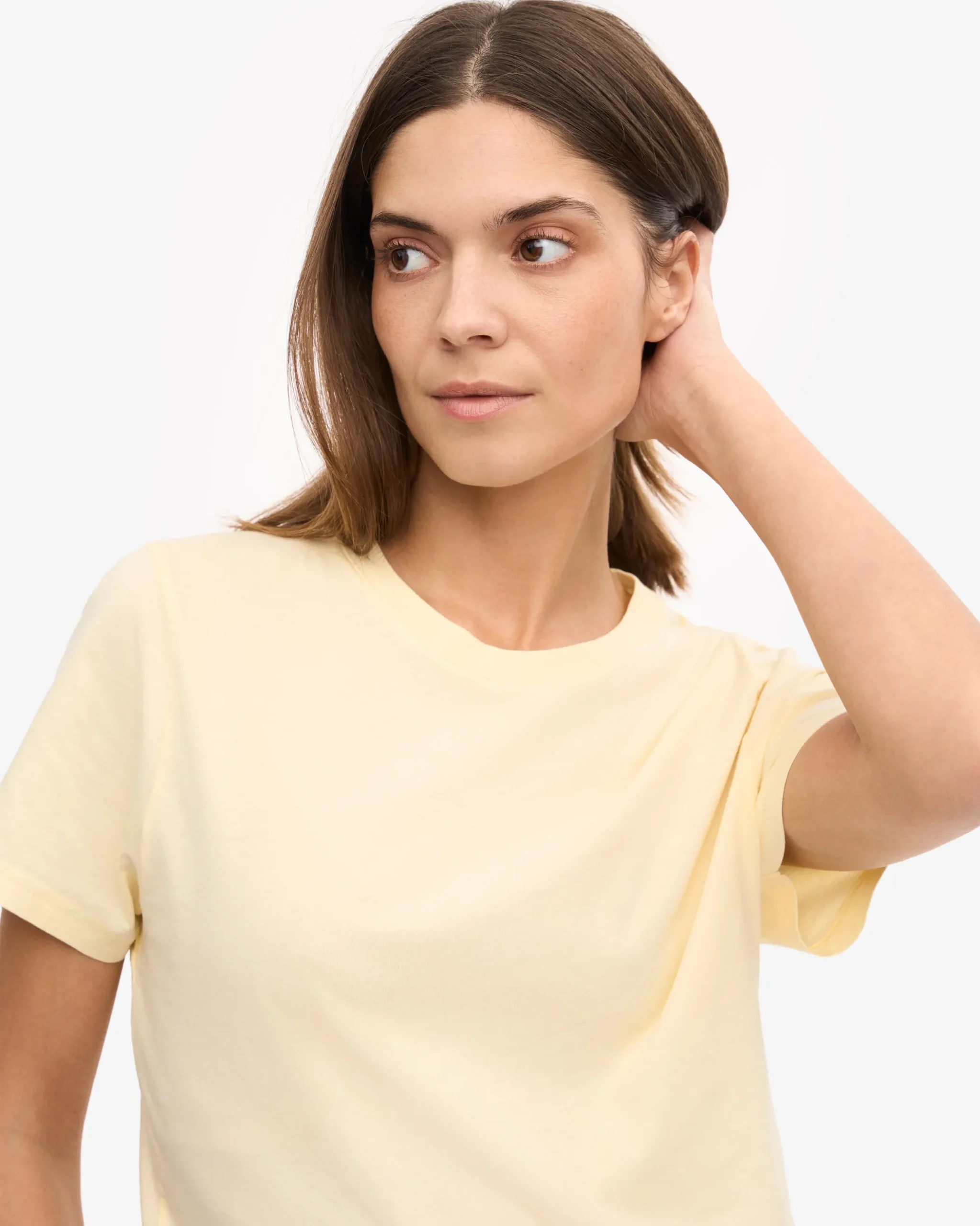 Women Light Organic Tee - Soft Yellow
