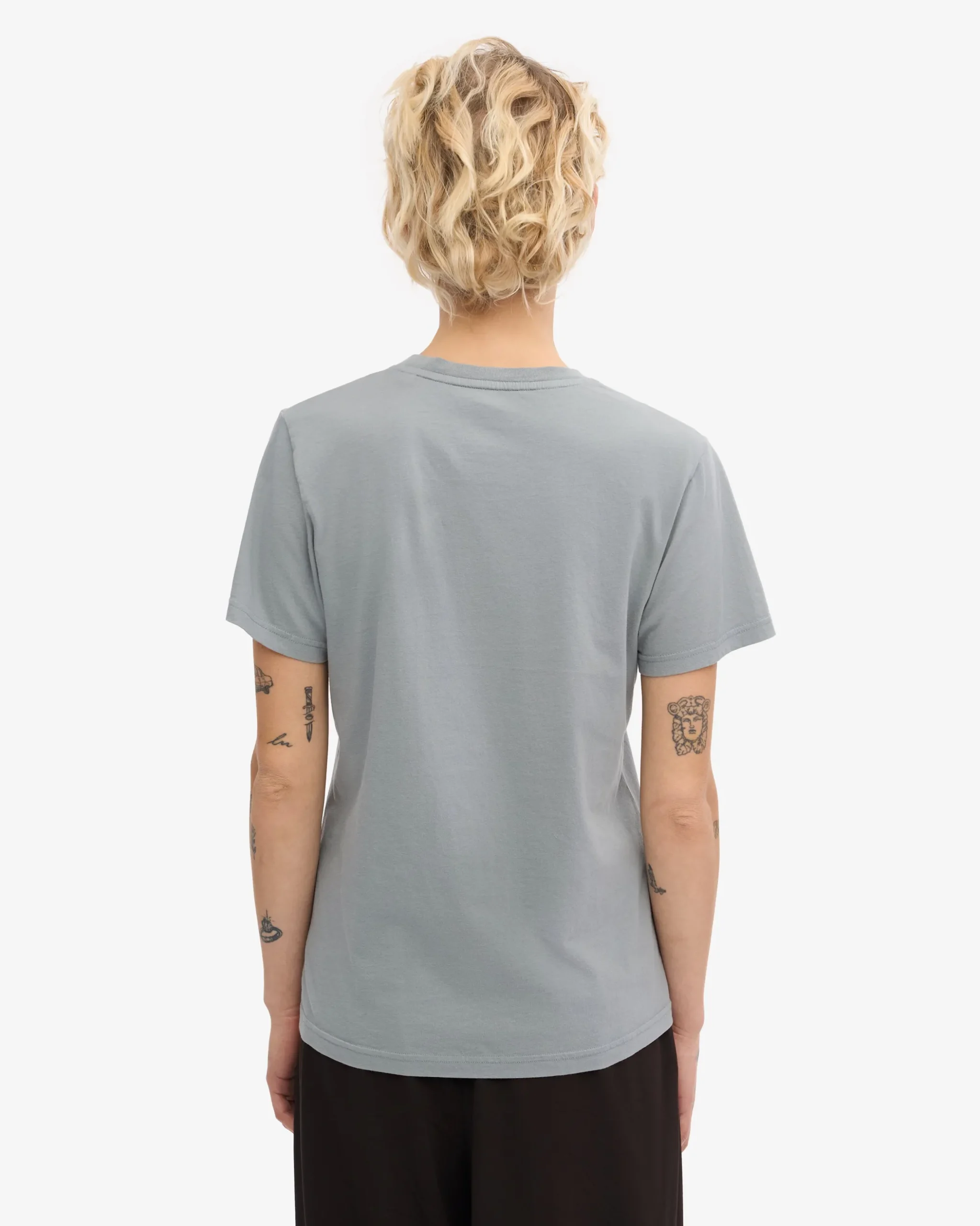 Women Light Organic Tee - Steel Blue