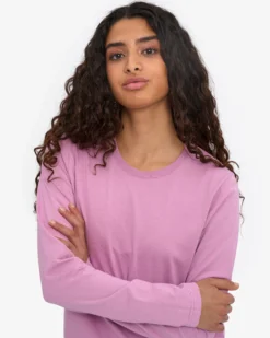 Women Organic LS T-Shirt - Cherry Blossom