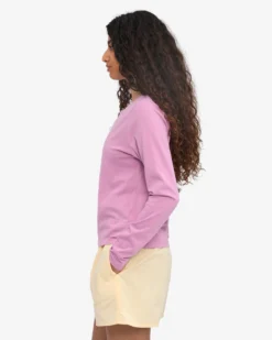 Women Organic LS T-Shirt - Cherry Blossom