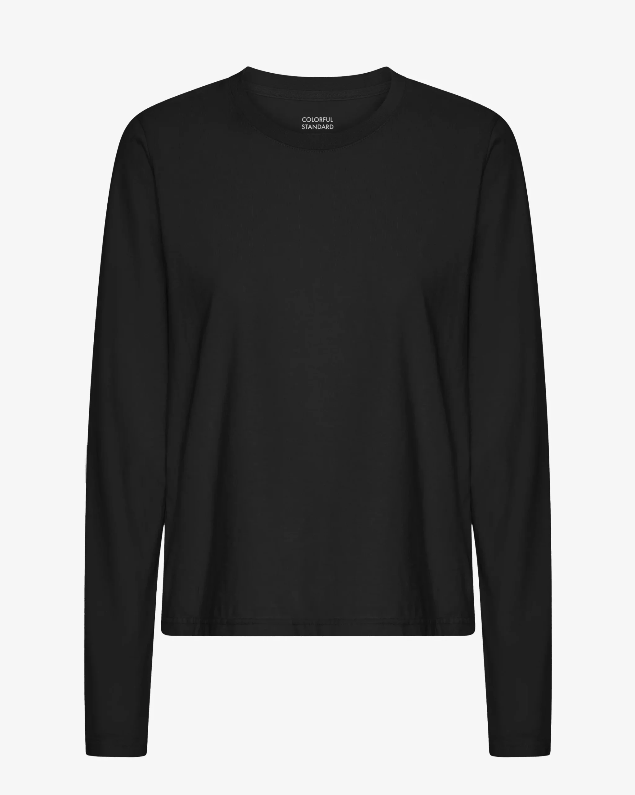 Women Organic LS T-Shirt - Deep Black