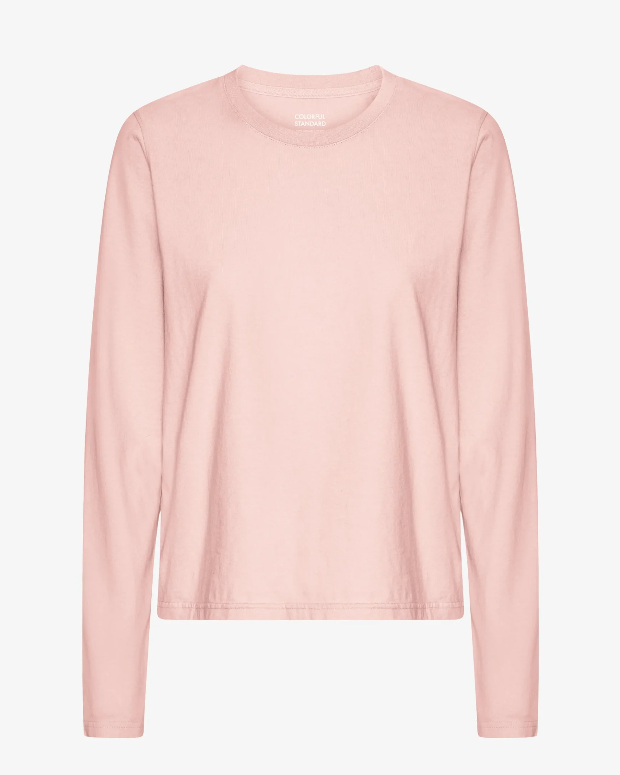 Women Organic LS T-Shirt - Faded Pink