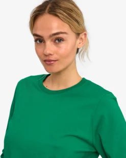 Women Organic LS T-Shirt - Kelly Green