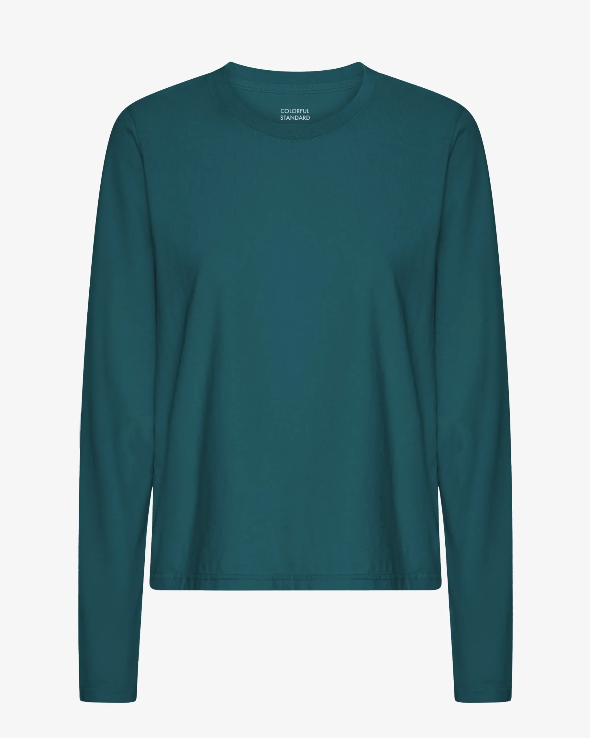 Women Organic LS T-Shirt - Ocean Green