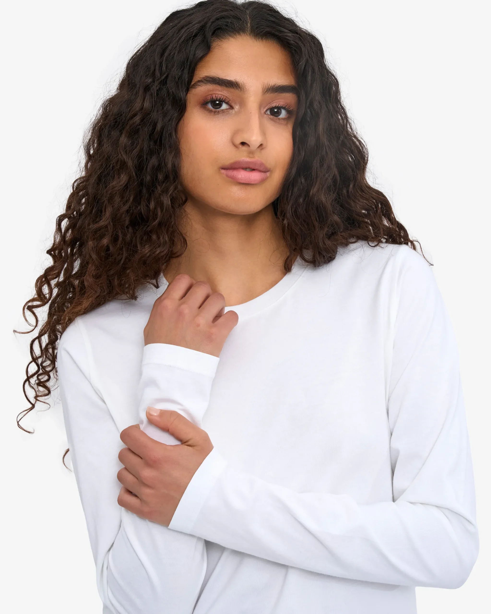 Women Organic LS T-Shirt - Optical White
