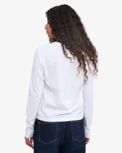 Women Organic LS T-Shirt - Optical White