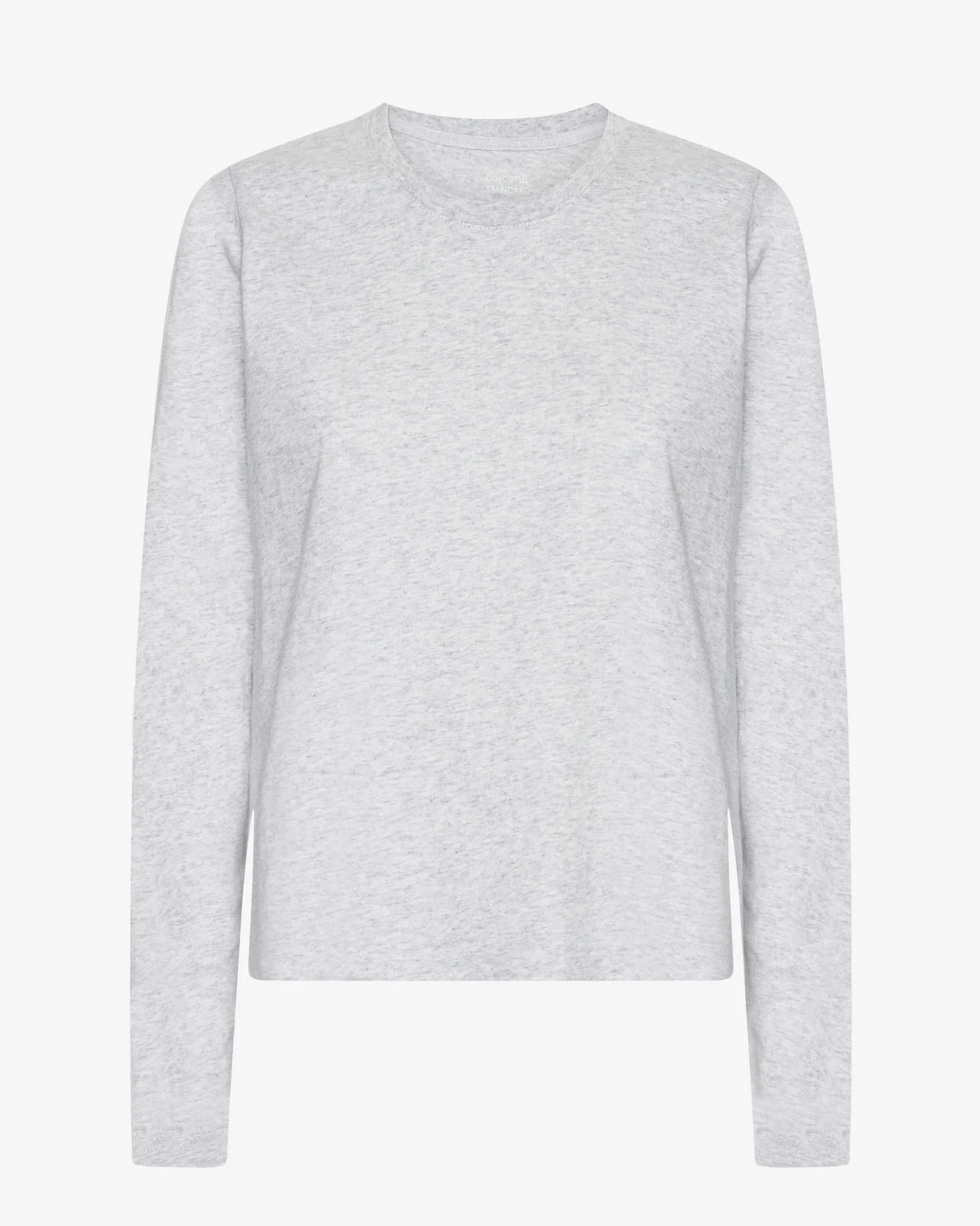 Women Organic LS T-Shirt - Snow Melange