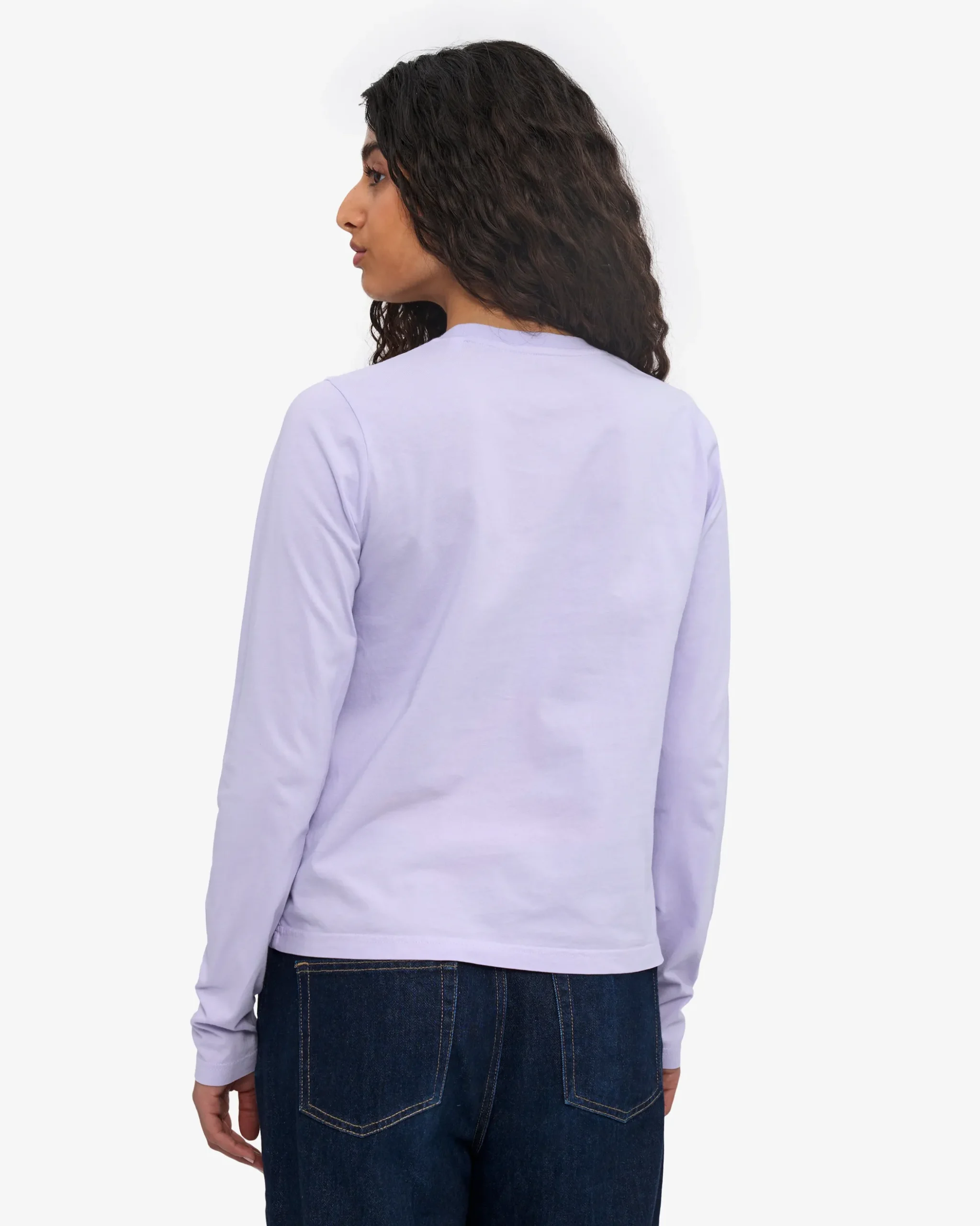 Women Organic LS T-Shirt - Soft Lavender