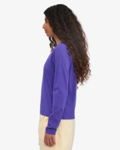 Women Organic LS T-Shirt - Ultra Violet