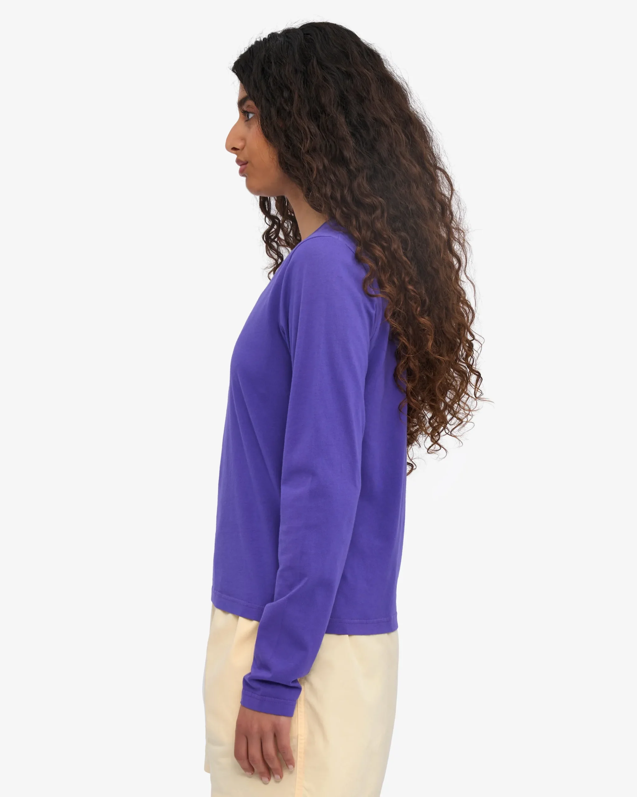 Women Organic LS T-Shirt - Ultra Violet