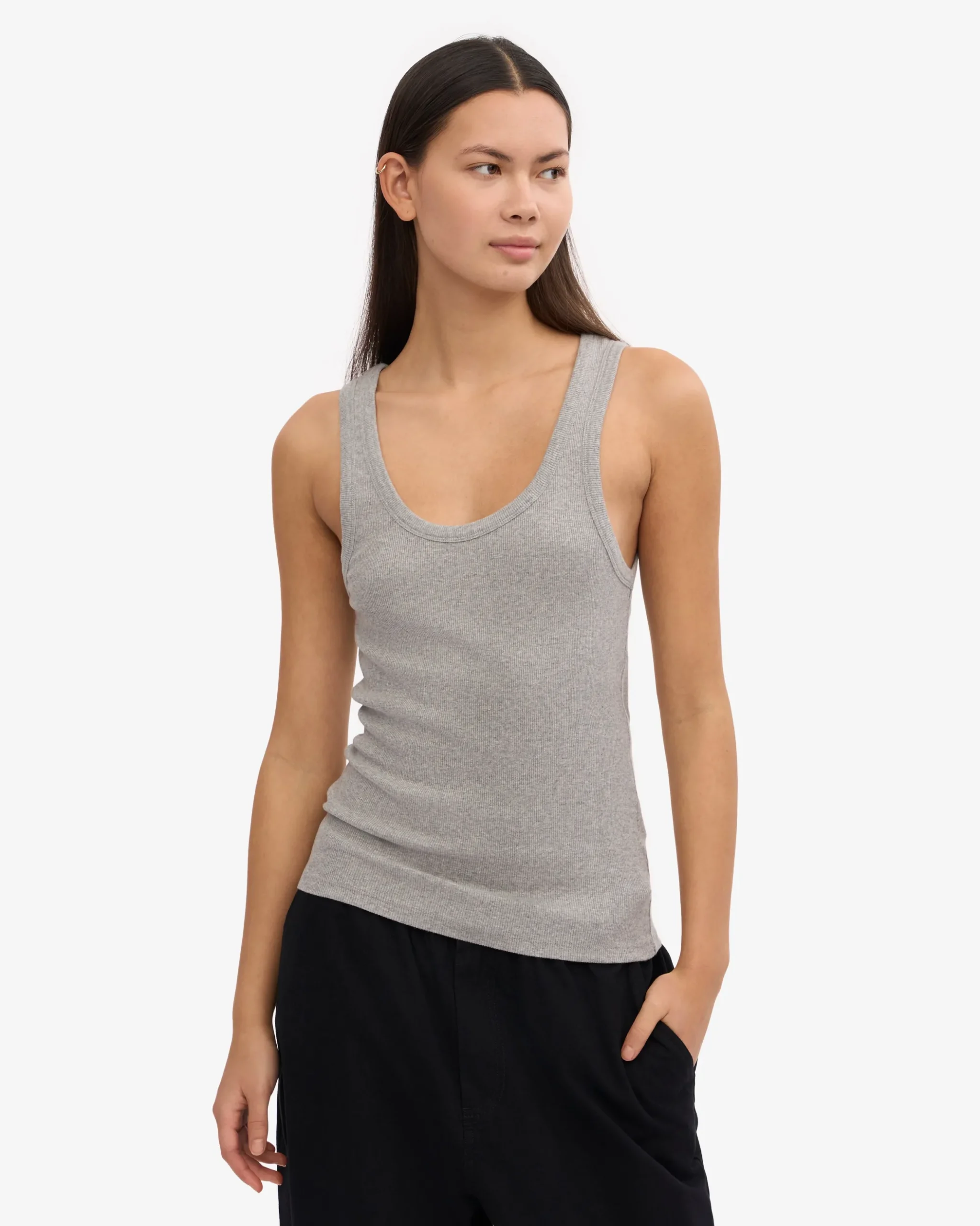 Women Organic Rib Tank Top - Mixed 03 (3-Pack)