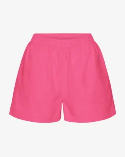 Women Organic Twill Shorts - Bubblegum Pink