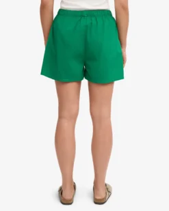 Women Organic Twill Shorts - Kelly Green