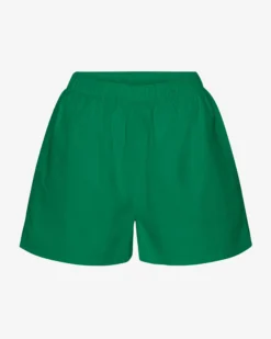 Women Organic Twill Shorts - Kelly Green