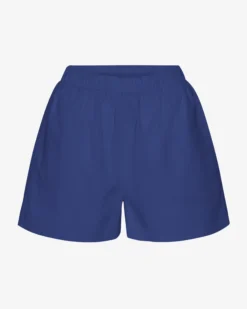 Women Organic Twill Shorts - Marine Blue