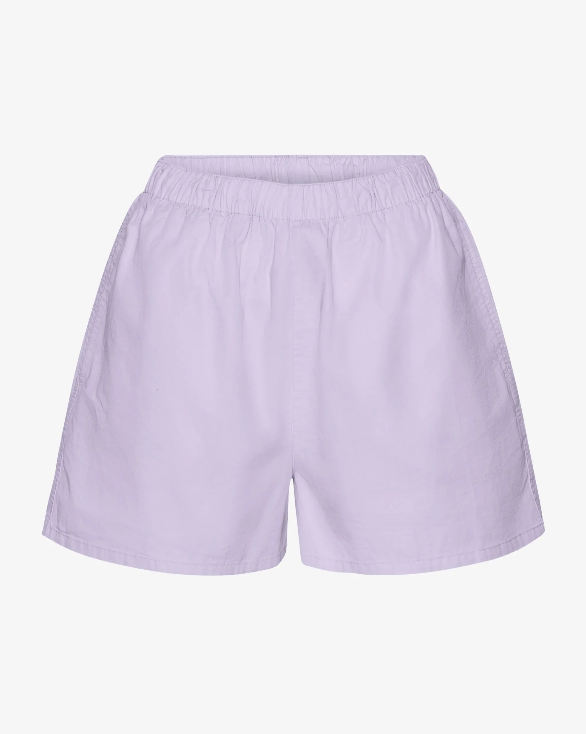 Women Organic Twill Shorts - Soft Lavender