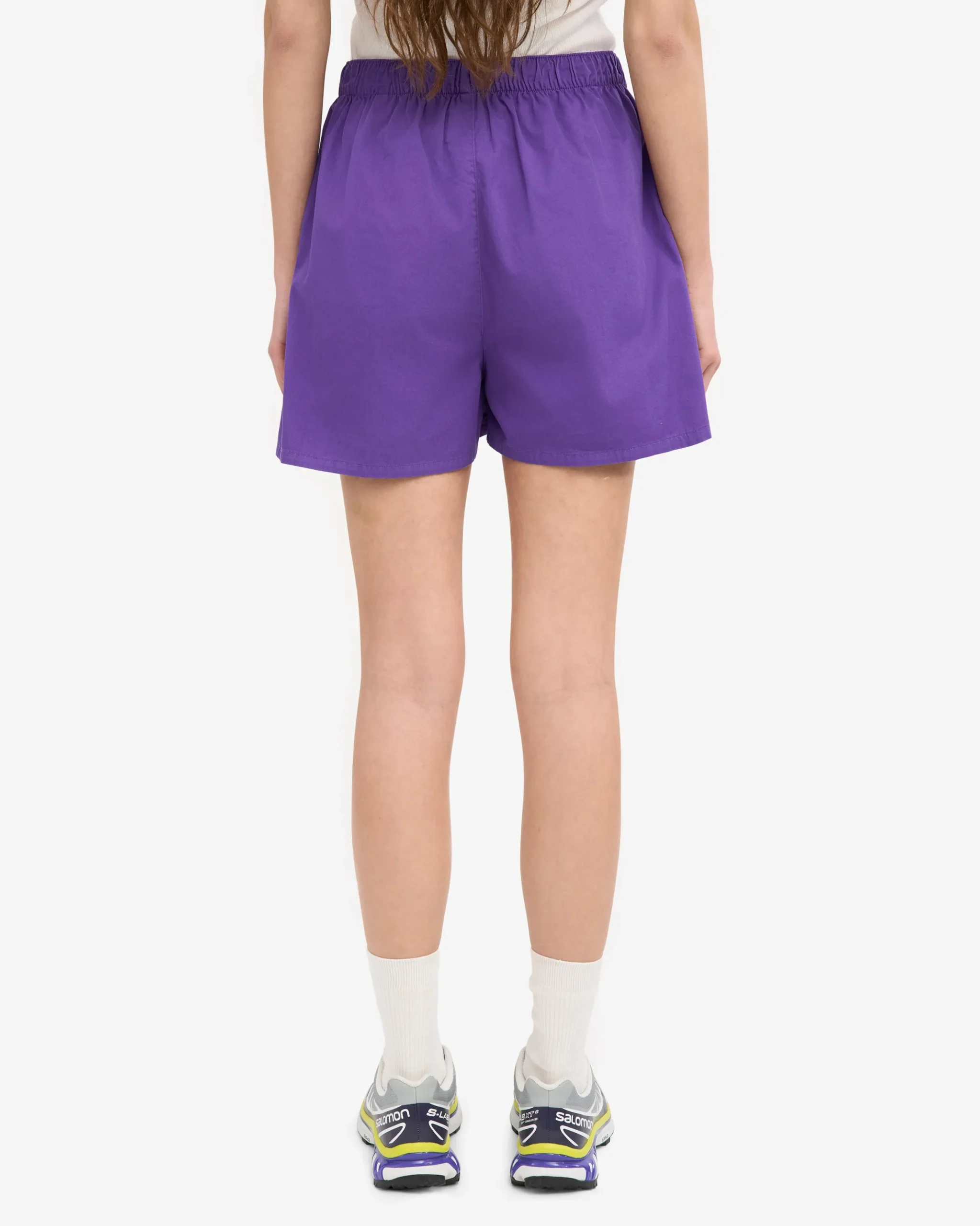 Women Organic Twill Shorts - Ultra Violet